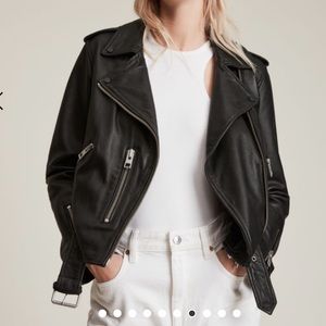 All Saints classic leather jacket